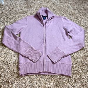 Light purple French connection zip up sweater